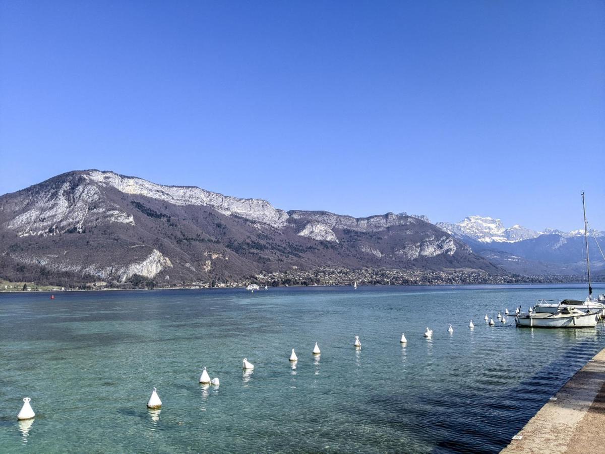La Plume Vue Lac 3 Etoiles - Garage Prive, Secteur Recherche, Moderne & Tout Equipe, 6 Personnes Annecy Exteriör bild